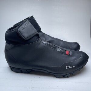 Fizik X5 Artica Cycling Shoes Mens 11.5 US Black Winter MTB (Read)